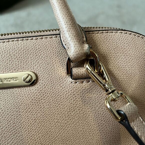 Michael‎ Kors Cindy Dome Satchel BLUSH PURSE Leather - Picture 14 of 16